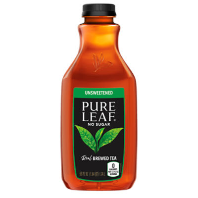 Pure Leaf Unsweetened Black Tea, Real Brewed Tea