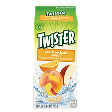 Tw!ster Flavored Drink, Peach Orchard Punch, 59 Fluid ounce