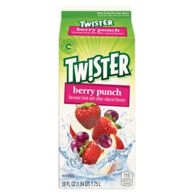 Tw!ster Berry Punch Flavored Drink 59 Fluid Ounce Paper Carton