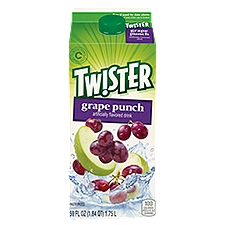 Tw!ster Grape Punch Flavored Drink 59 Fluid Ounce Paper Carton, 59 Fluid ounce