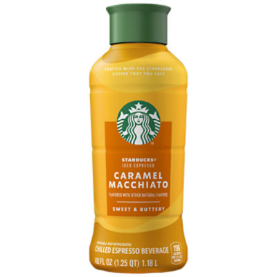 Starbucks Iced Espresso Chilled Espresso Beverage, Caramel Macchiato Flavored, 40 Fl Oz, Bottle