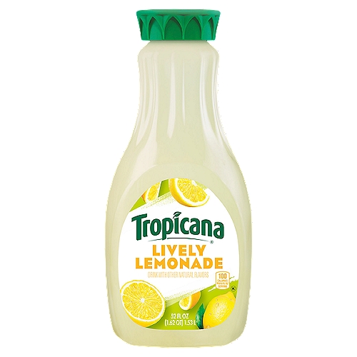 Tropicana Lively Lemonade, 52 fl oz