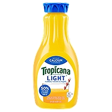 Tropicana Trop50 No Pulp Calcium + Vitamin D Orange Juice Beverage, 52 fl oz
