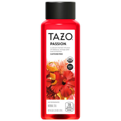 Tazo Organic Herbal Tea, Passion, 42 Fl Oz