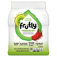 Frutly Hydrating Juice Water, Strawberry Kiwi, 48 Ounce