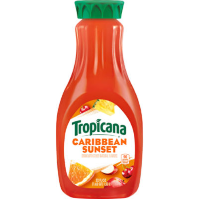 Tropicana Drink Caribbean Sunset 52 Fl Oz Bottle, 52 Fluid ounce