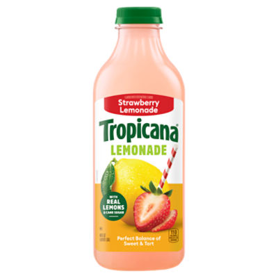 Tropicana Premium Drinks, Strawberry Lemonade, 46 Fl Oz Bottle - ShopRite