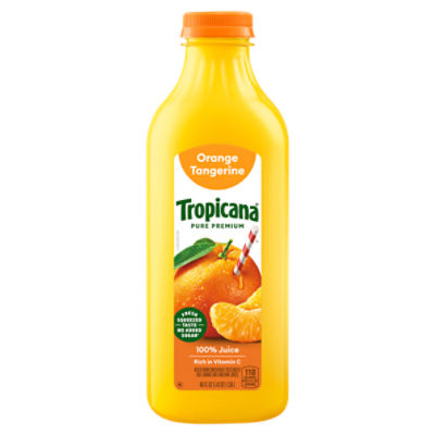 Tropicana Pure Premium 100% Orange Tangerine Juice Blend, 46 Fl Oz Bottle