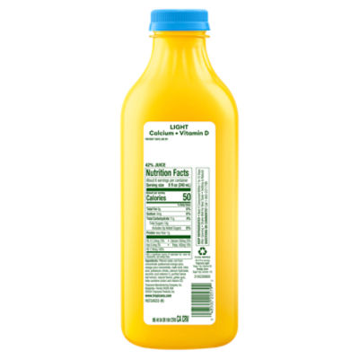 Tropicana Light Orange Juice Beverage, 46 fl oz
