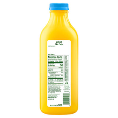 Tropicana Light Orange Juice Beverage, 46 fl oz