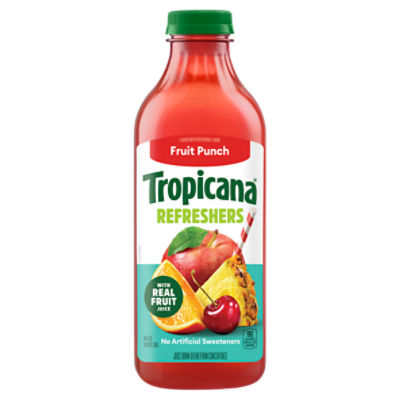 Tropicana Premium Drinks, Fruit Punch, 46 Fl Oz Bottle, 46 Fluid ounce