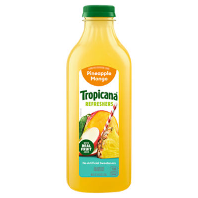 Tropicana Premium Drinks, Pineapple Mango, 46 Fl Oz Bottle