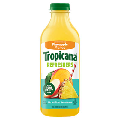 Tropicana Premium Drinks, Pineapple Mango, 46 Fl Oz Bottle, 46 Fluid ounce