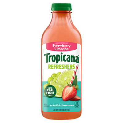 Tropicana Premium Drinks, Strawberry Limeade, 46 Fl Oz Bottle, 46 Fluid ounce