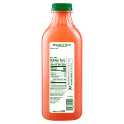 Tropicana Strawberry Peach Juice Drink Blend Refreshers, 46 fl oz
