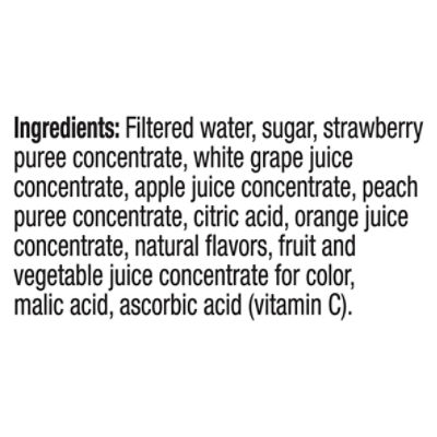 Tropicana Strawberry Peach Juice Drink Blend Refreshers, 46 fl oz