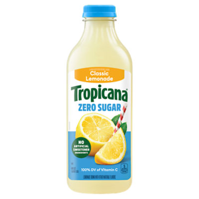 Tropicana Classic Lemonade Zero Sugar Drink, 46 fl oz