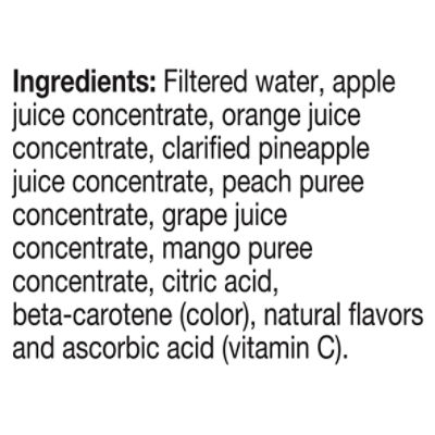 Dole 100 Juice Flavored Blend Of Juices Orange Peach Mango 59 Fl