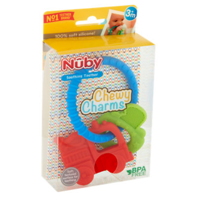 Nûby Chewy Charms Soothing Teether, 3m+ - ShopRite