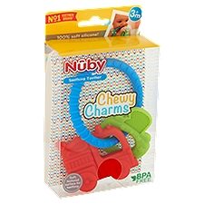 Nûby Soothing Teether, Chewy Charms, 1 Each