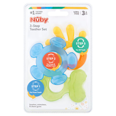 Nûby 3Step Teether Set, 3m+ ShopRite
