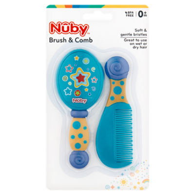 Nuby Brush & Comb, 0m+