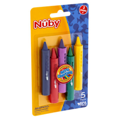 Nuby Bath Crayons - 5 Pack