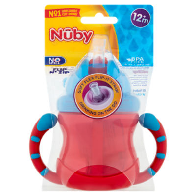 Flip N' Sip Soft Straw Trainer Cup – Nuby