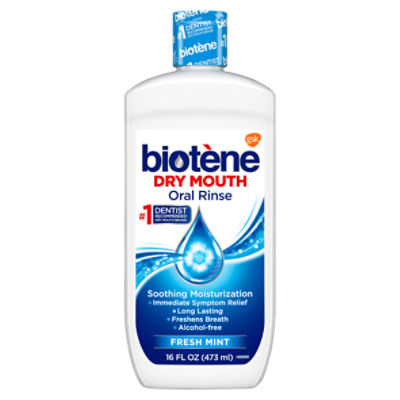 Biotene Fresh Mint Mouthwash for Dry Mouth Relief, 16 Ounce, 16 Fluid ounce