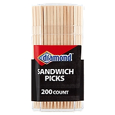 Diamond Sandwich Picks, 200 Each
