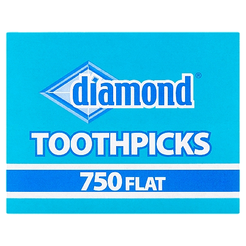 Diamond Flat Toothpicks, 750 count