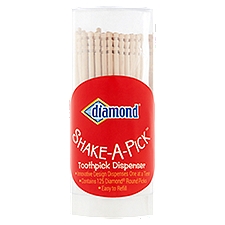 Diamond Shake-A-Pick Toothpick Dispenser, 125 count