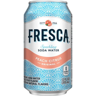 Fresca Peach Fridge Pack Cans, 12 fl oz, 12 Pack, 144 fl oz