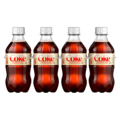 Diet Coke Caffeine-Free Bottles, 12 fl oz, 8 Pack