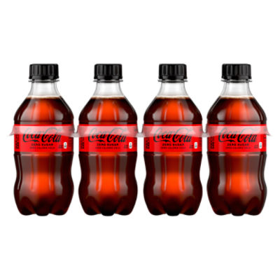 Coke Zero Sugar Diet Soda Soft Drink, 12 fl oz, 8 Pack - Fairway