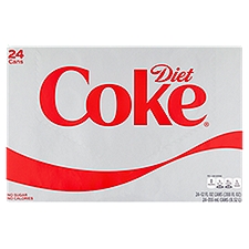 Diet Coke Soda, 12 fl oz, 24 count