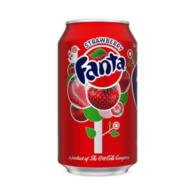 Fanta Strawberry Soda , 12 fl oz, 12 Pack, 144 fl oz