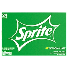 Sprite Cans, 12 fl oz, 24 Pack, 288 Fluid ounce
