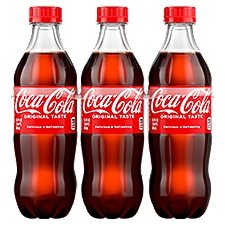 Coca-Cola Bottles, 16.9 fl oz, 6 Pack