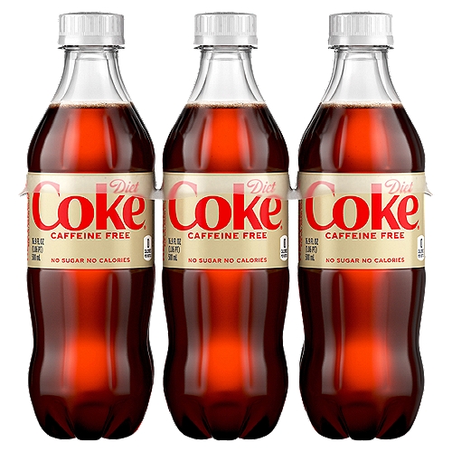 Diet Coke Caffeine-Free Bottles, 16.9 fl oz, 6 Pack