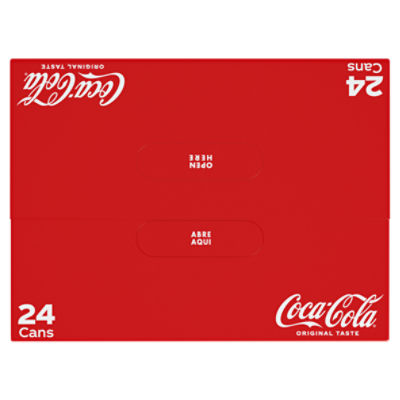 Coca-Cola Original Taste Soda, 12 fl oz, 24 count