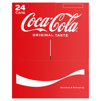 Coca-Cola Original Taste Soda, 12 fl oz, 24 count