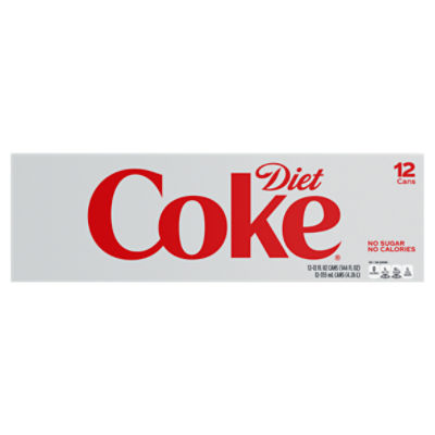Diet Coke Fridge Pack Cans, 12 fl oz, 12 Pack