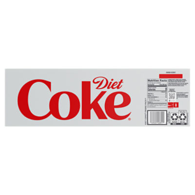 Diet Coke Fridge Pack Cans, 12 fl oz, 12 Pack