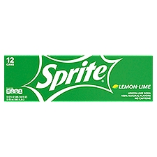Sprite Fridge Pack Cans, 12 fl oz, 12 Pack, 144 Fluid ounce