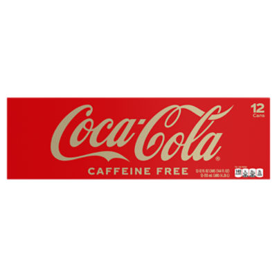 Coca-Cola Caffeine-Free Fridge Pack Cans, 12 fl oz, 12 Pack