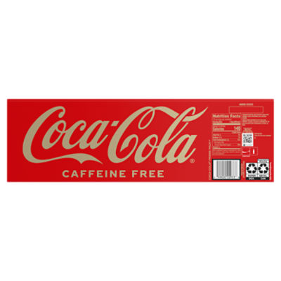 CocaCola CaffeineFree Fridge Pack Cans, 12 fl oz, 12 Pack ShopRite
