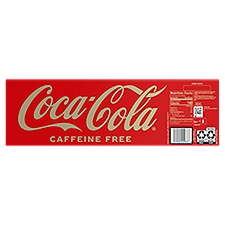 Coca-Cola Cans, Caffeine-Free Fridge Pack, 144 Fluid ounce