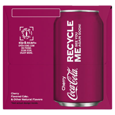 Coca-Cola Coca Cola Can Cherry (24x330ml) : : Epicerie