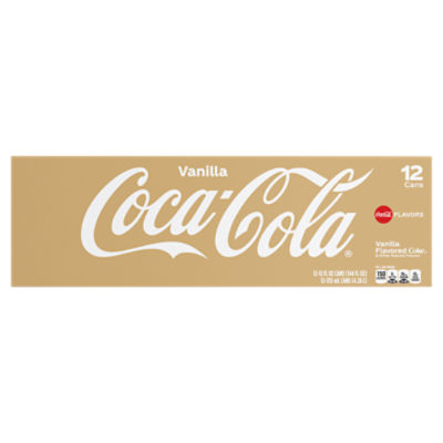 Coca-Cola Vanilla Fridge Pack Cans, 12 fl oz, 12 Pack, 144 Fluid ounce